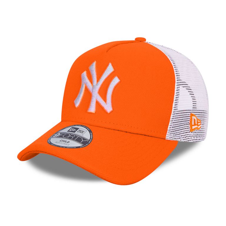 Gorras New Era 9forty Naranjas - New York Yankees Tonal Mesh Kids 53902QWLJ